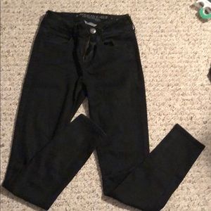 Black American eagle jeggings